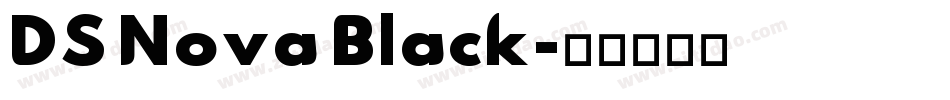 DS Nova Black字体转换